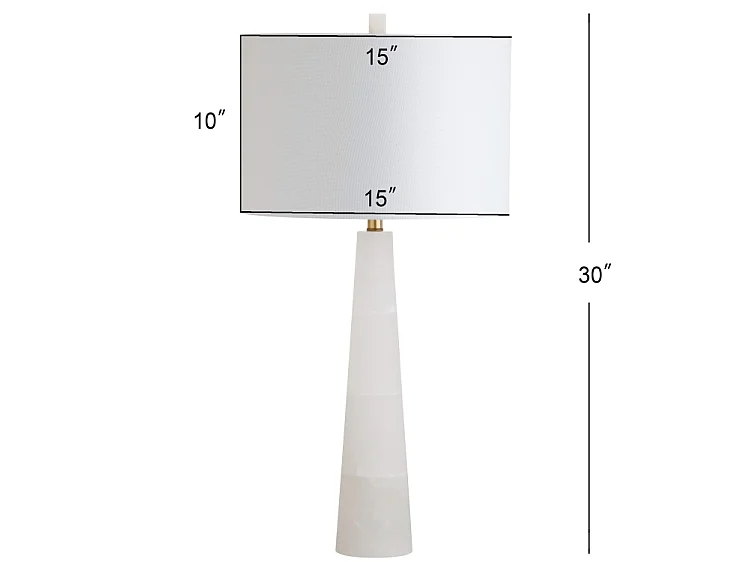 Lampe de table Blanc 38 X 38 X 76.2 cm - Enriqueta