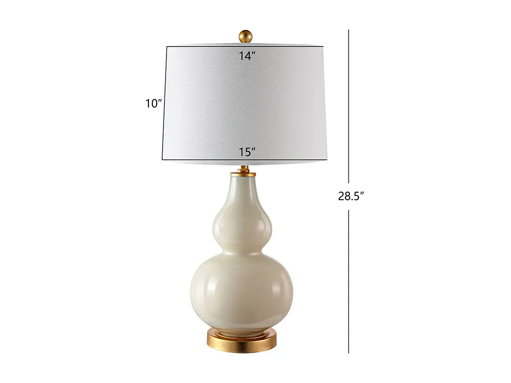 Lot de 2 Lampes de table Noir /Or 100 X 100 X 70 cm - Karen