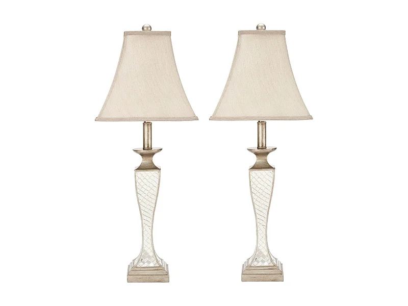 Lot de 2 Lampe de table Argent 28 X 28 X 71.12 cm - Elease