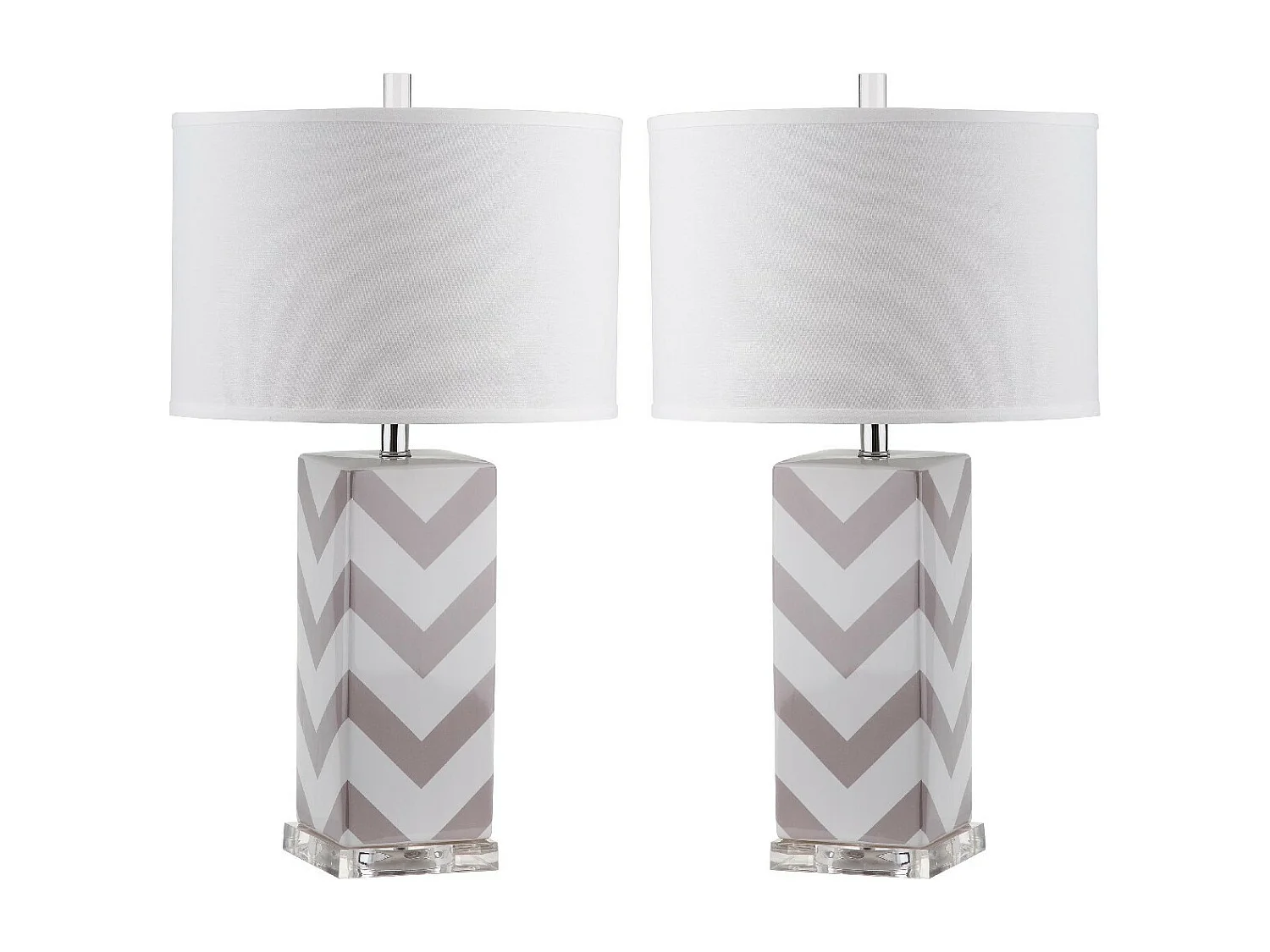 Lot de 2 Lampe de table Gris 38 X 38 X 68.58 cm - Georgette