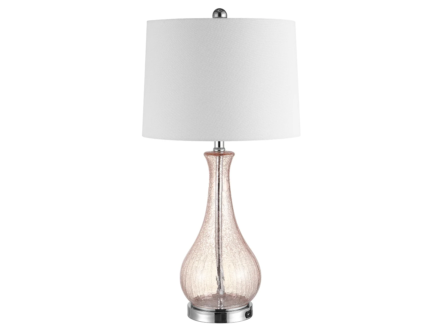 Lampe de table Rose poudré 36 x 36 x 70 cm - Finnley