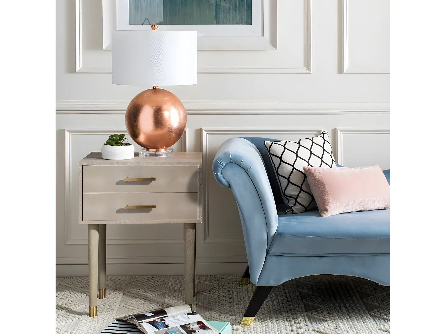 Lampe de table Cuivre 41 X 41 X 66.04 cm - Doloris