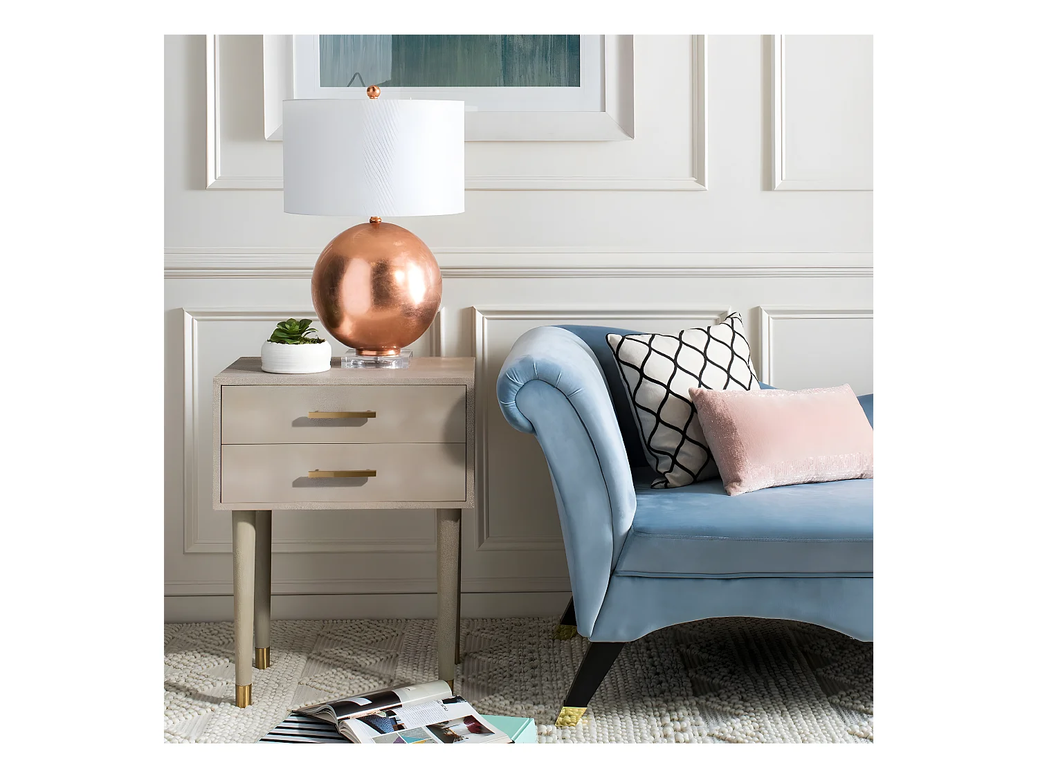 Lampe de table Cuivre 41 X 41 X 66.04 cm - Doloris