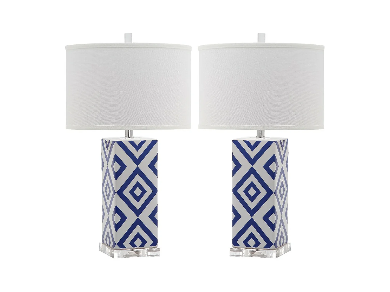Lot de 2 Lampe de table Bleu marine 38 X 38 X 68.58 cm - Felice