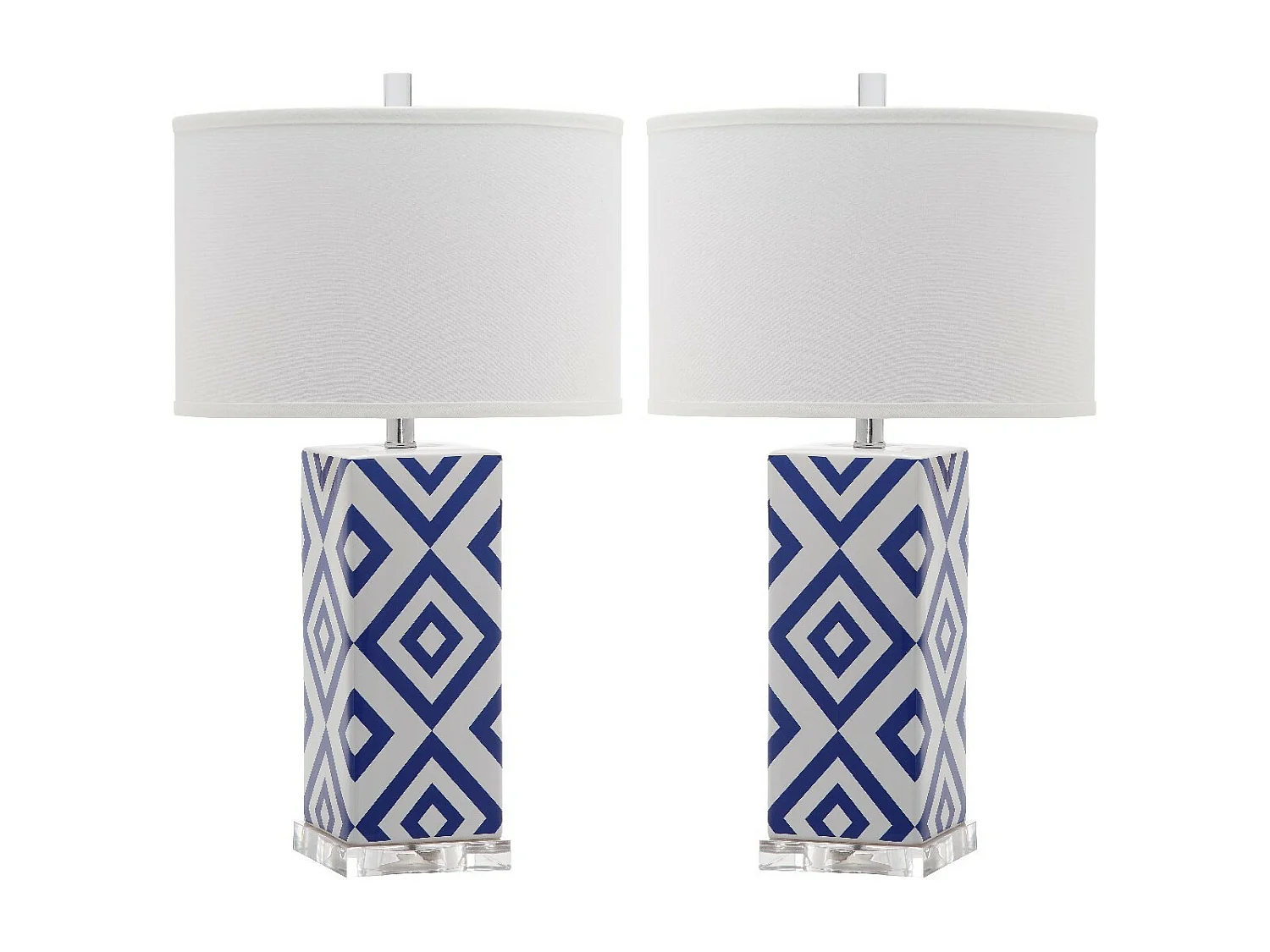 Lot de 2 Lampe de table Bleu marine 38 X 38 X 68.58 cm - Felice