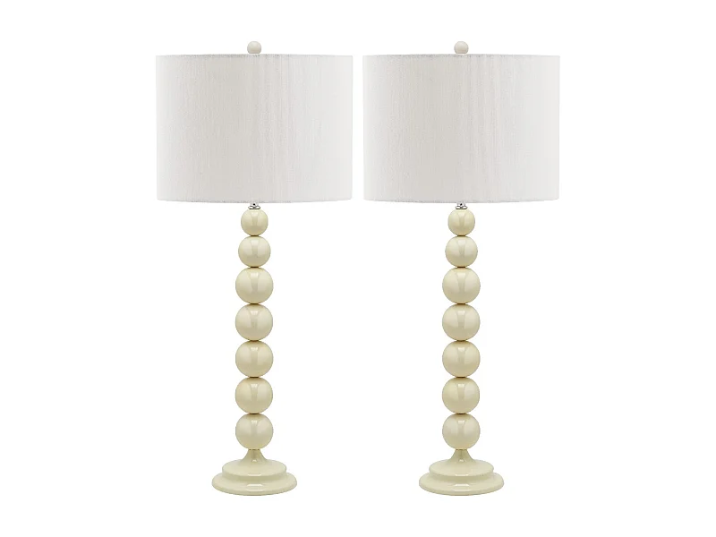 Lot de 2 Lampe de table Blanc 36 X 36 X 78.74 cm - Alease