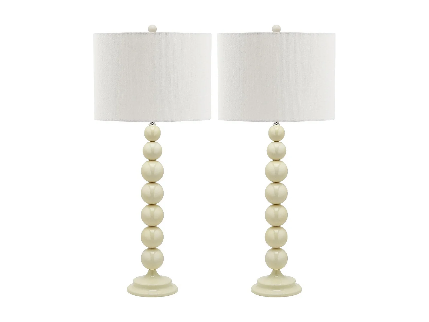 Lot de 2 Lampe de table Blanc 36 X 36 X 78.74 cm - Alease