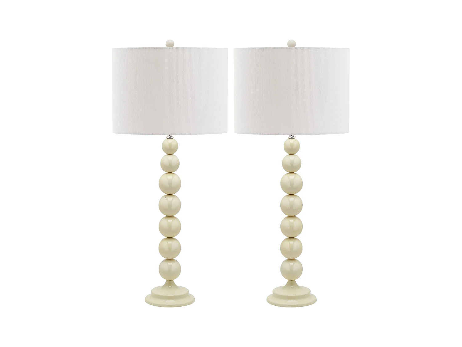 Lot de 2 Lampe de table Blanc 36 X 36 X 78.74 cm - Alease