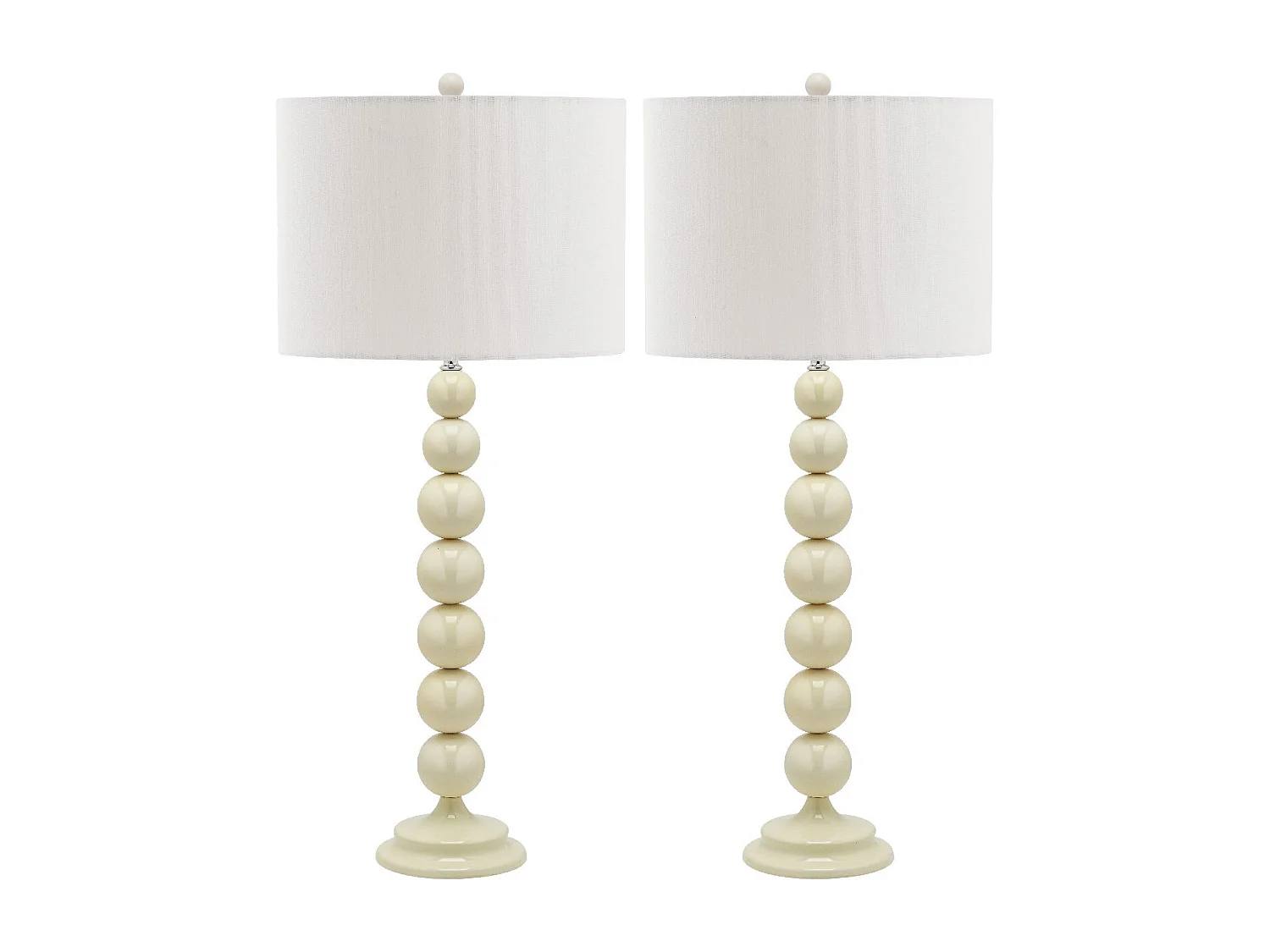Lot de 2 Lampe de table Blanc 36 X 36 X 78.74 cm - Alease