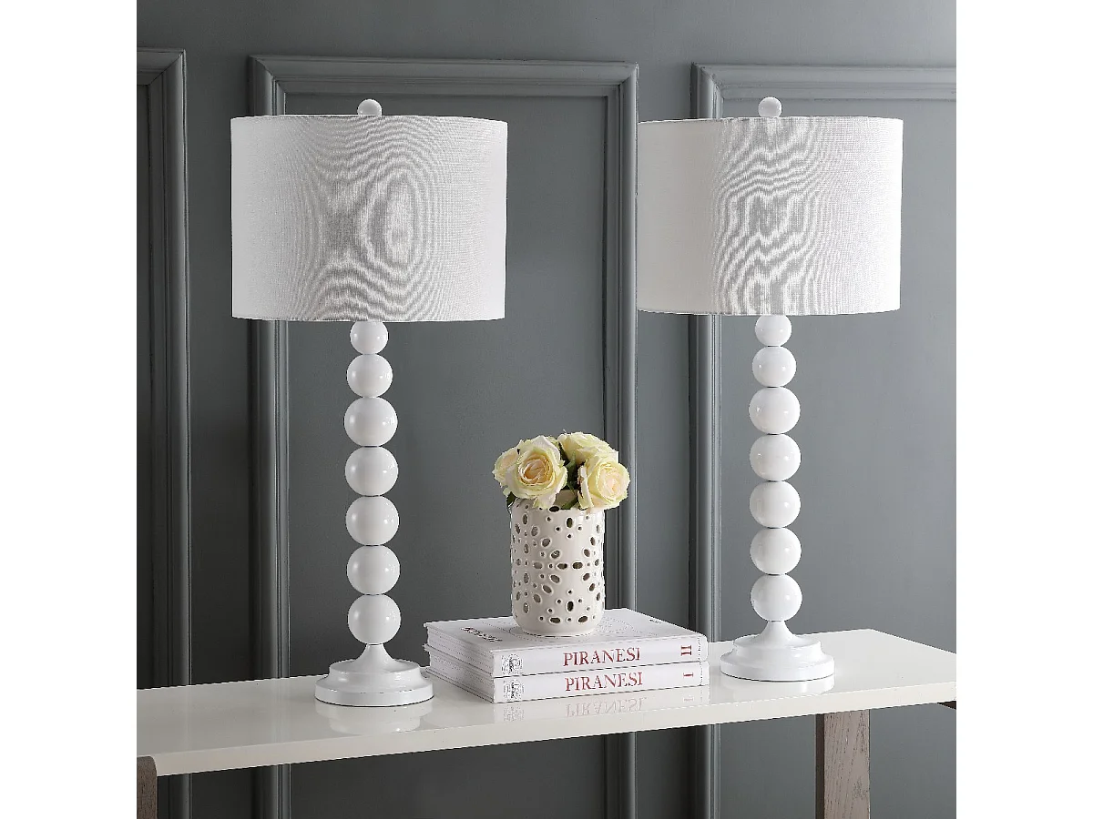 Lot de 2 Lampe de table Blanc 36 X 36 X 78.74 cm - Alease