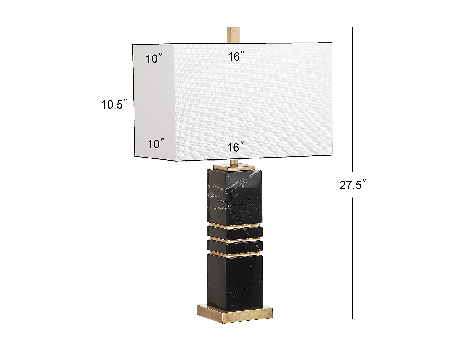 Lot de 2 Lampe de table Argent 41 X 41 X 71.12 cm - Marceline