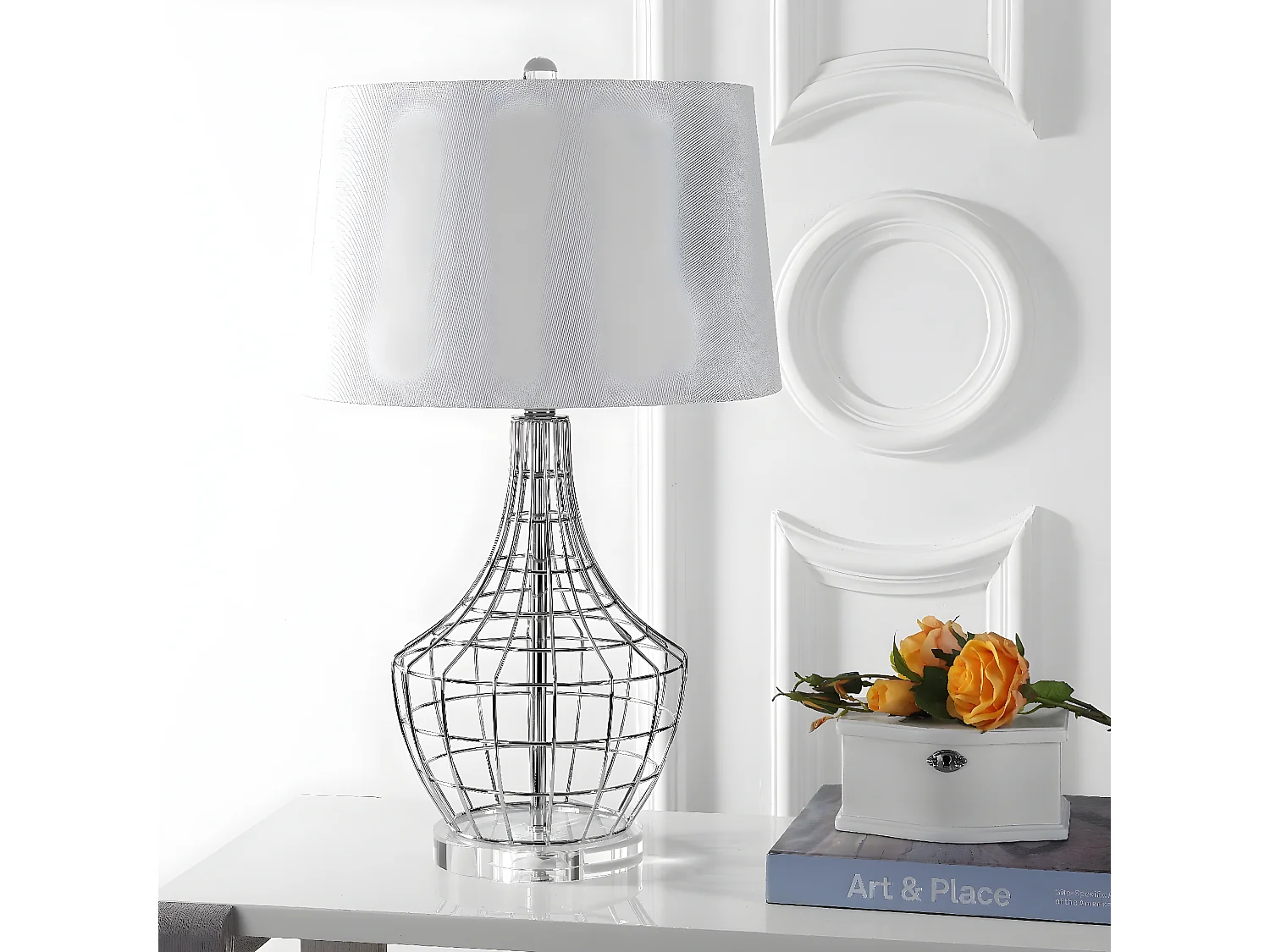 Lot de 2 Lampe de table Argent 41 X 41 X 71.12 cm - Marceline