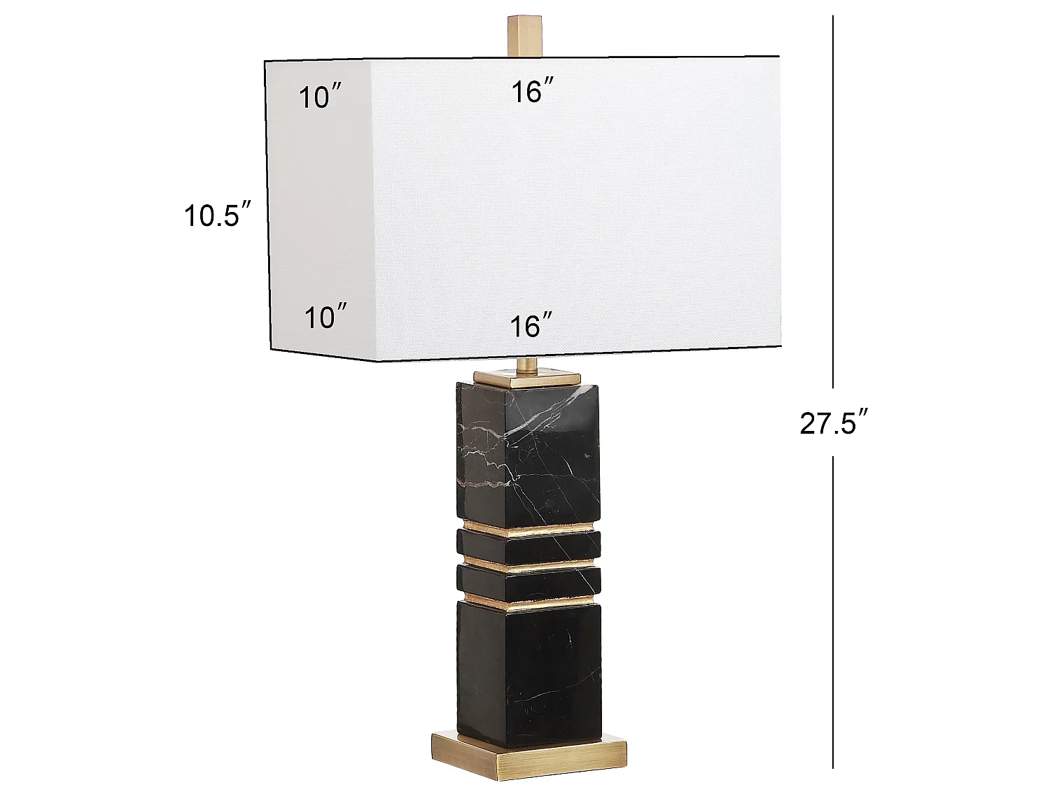 Lot de 2 Lampe de table Argent 41 X 41 X 71.12 cm - Marceline
