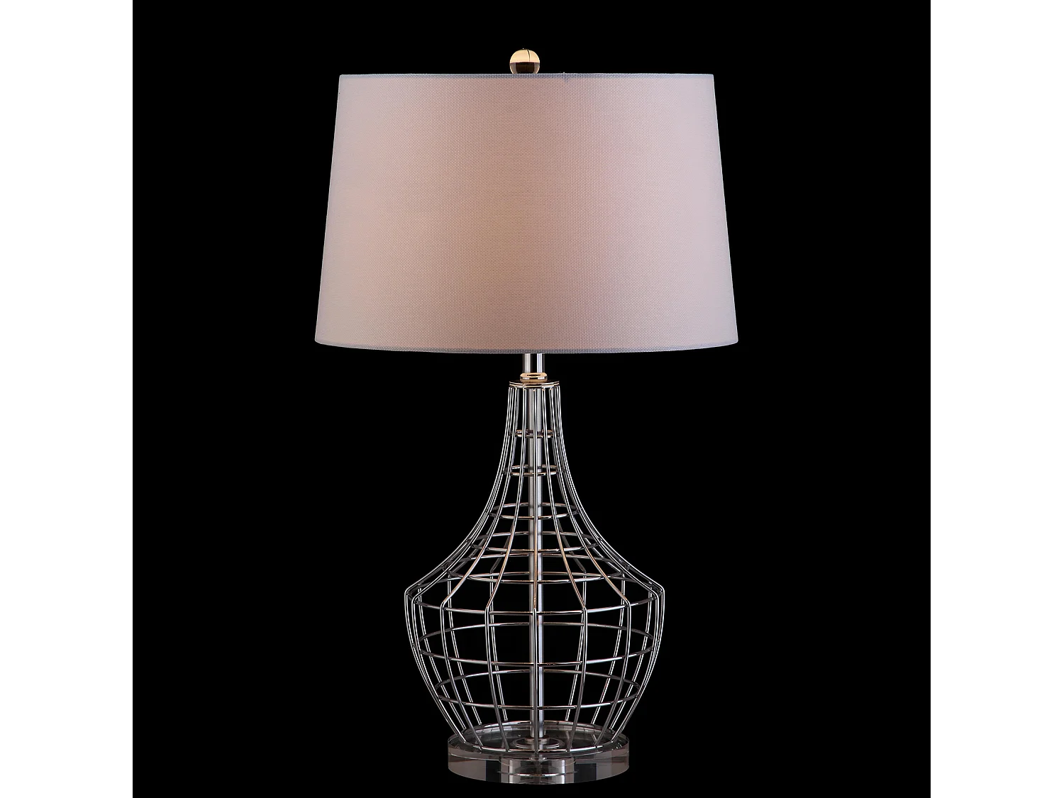 Lot de 2 lampes de table Argent 41 x 41 x 71 cm - Marceline
