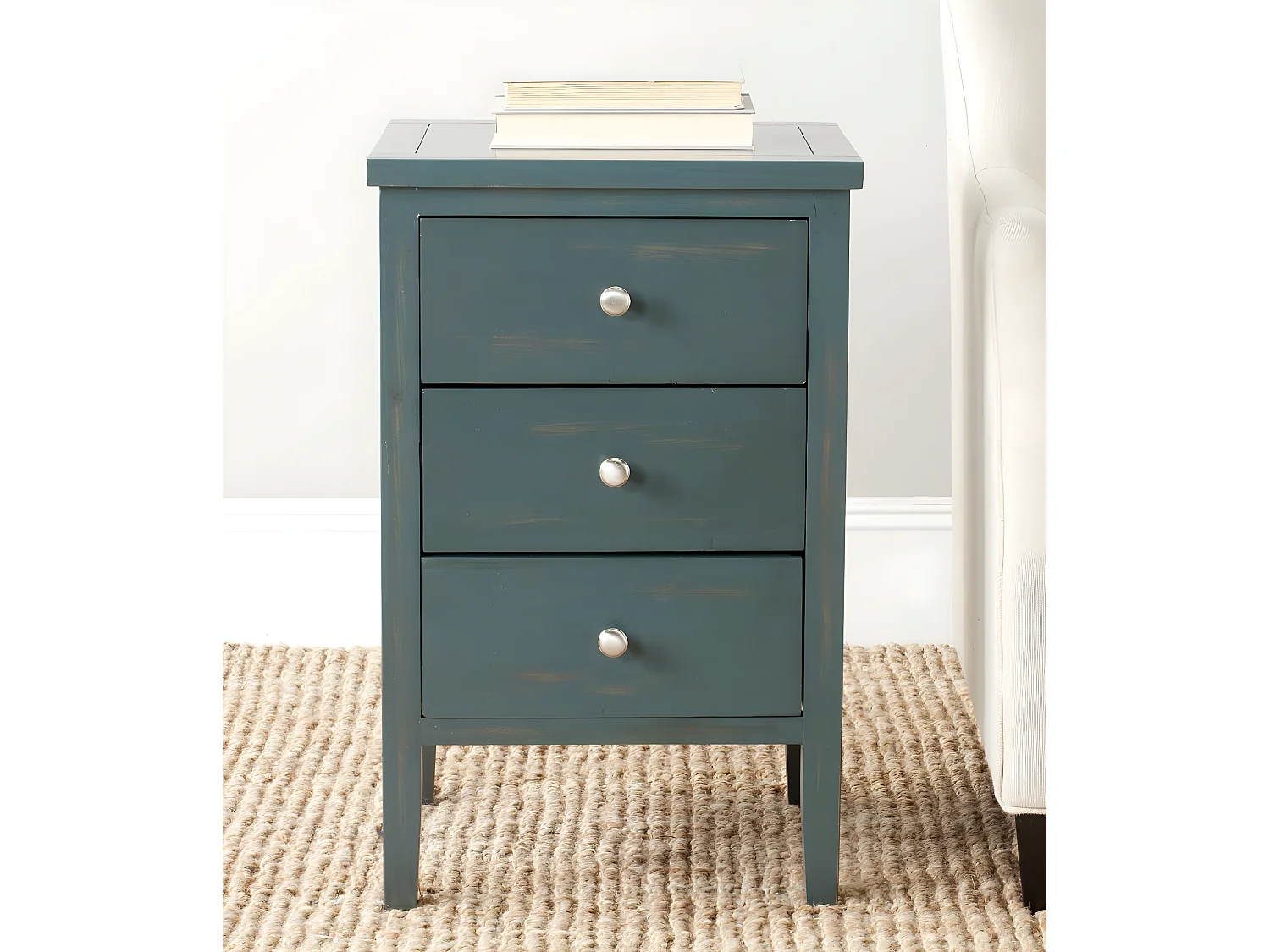 Table d'appoint Sarcelle foncée 36 X 43 X 68.07 cm - Astrid