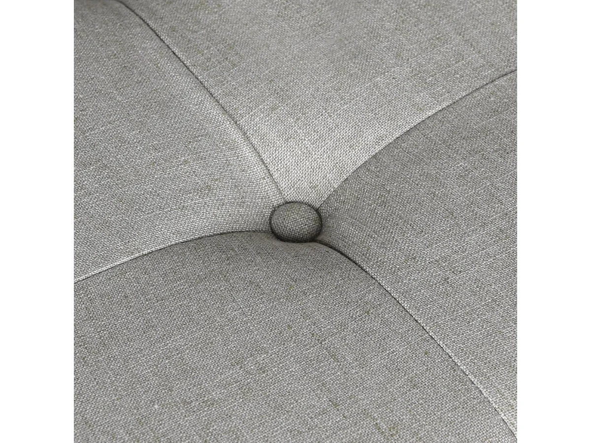 Banc & Ottomane Gris clair et crème 83 X 53 X 55.88 cm - Signe