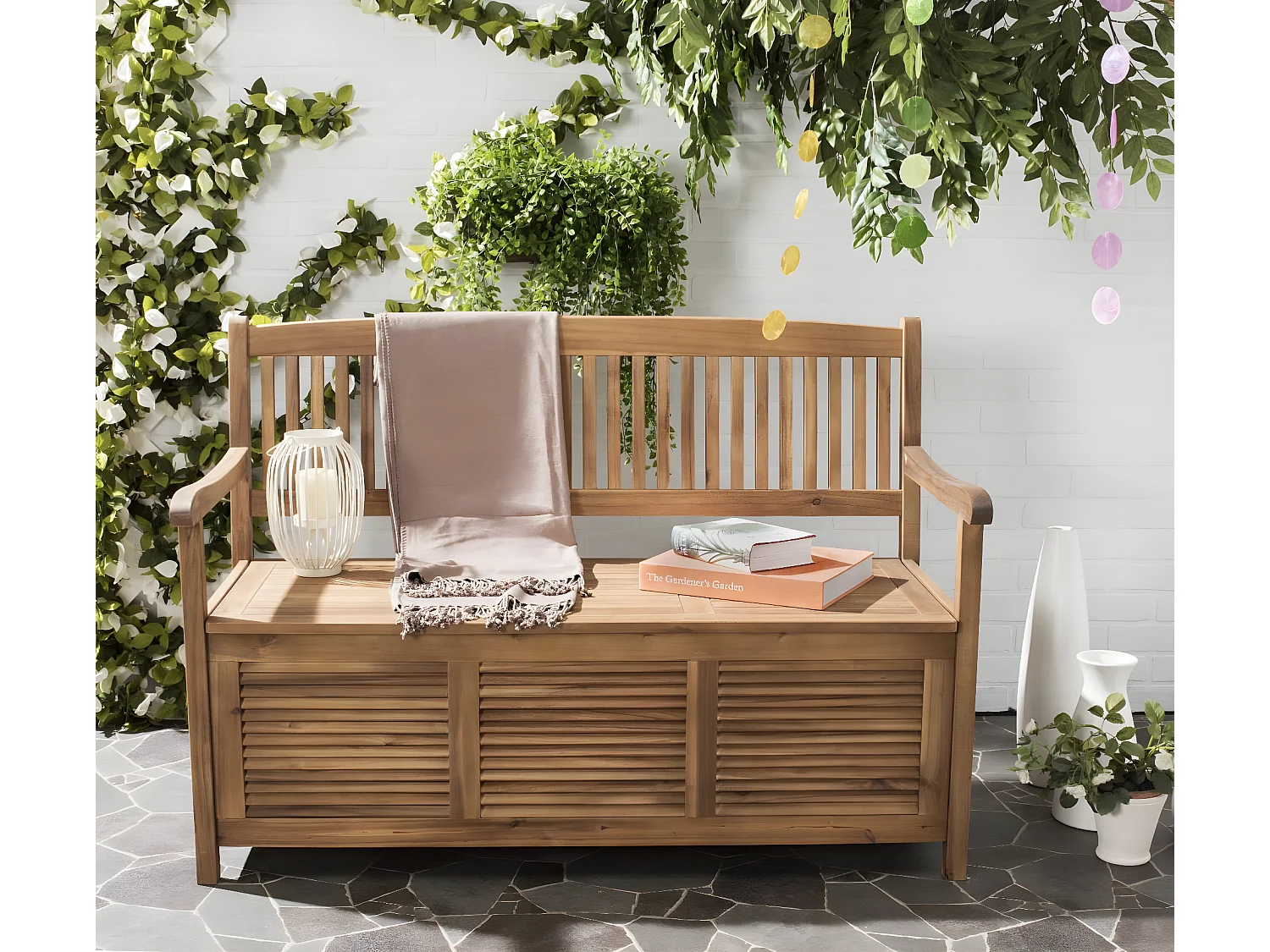 Banque extérieure Neutre 127 X 90 X 95 cm - Brisbane