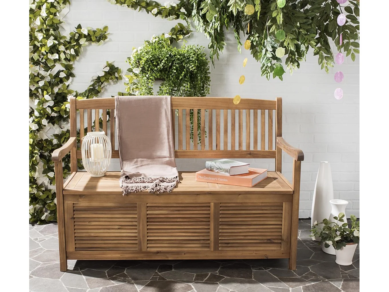 Banque extérieure Neutre 127 X 90 X 95 cm - Brisbane