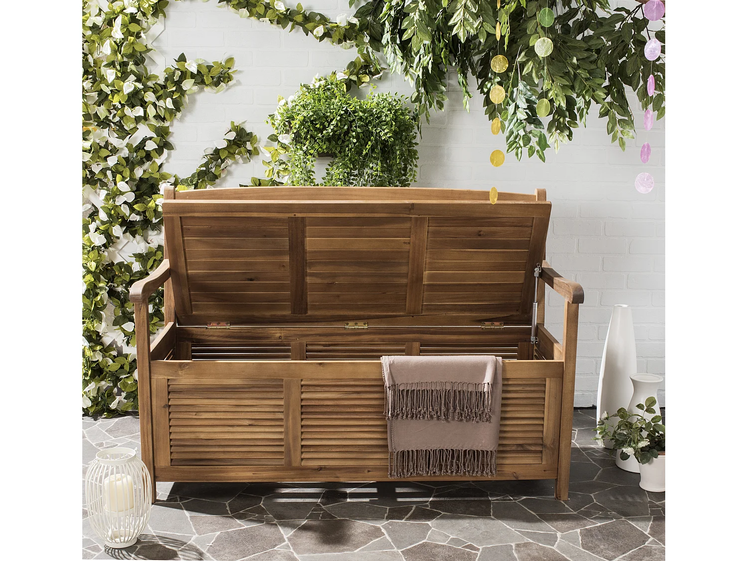 Banque extérieure Neutre 127 X 90 X 95 cm - Brisbane