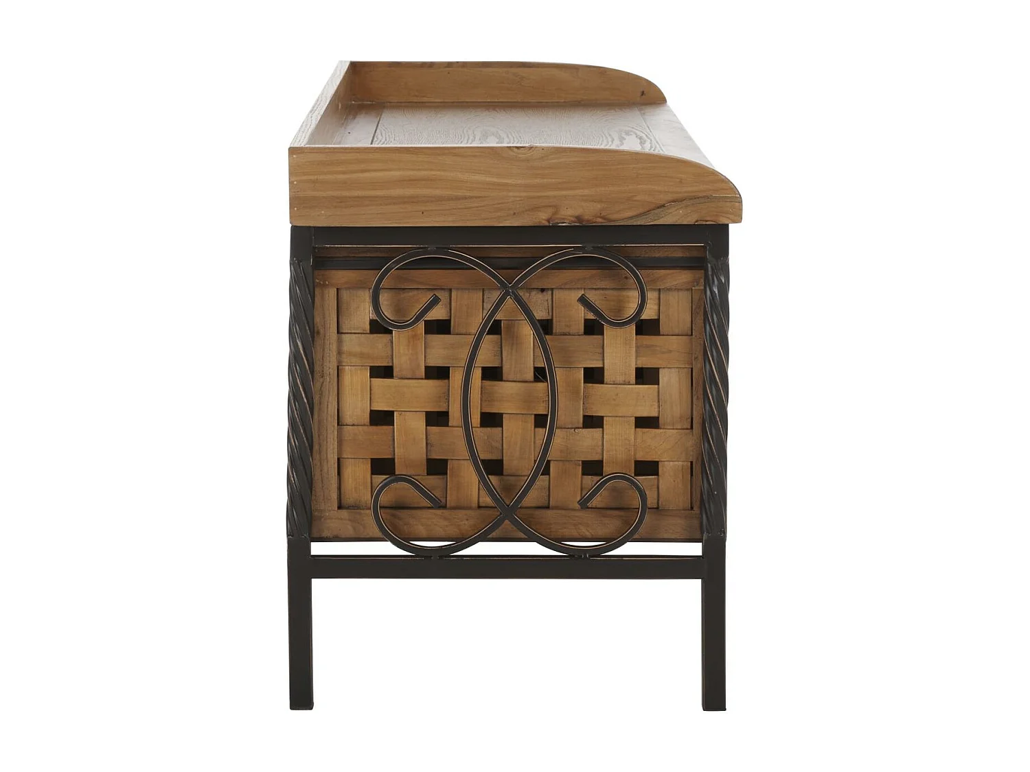 Banc & Ottomane Chêne 39 X 108 X 50.8 cm - Romaine