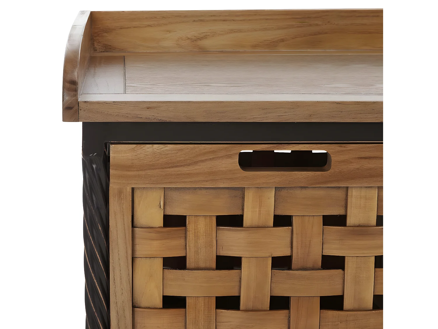 Banc & Ottomane Chêne 39 X 108 X 50.8 cm - Romaine