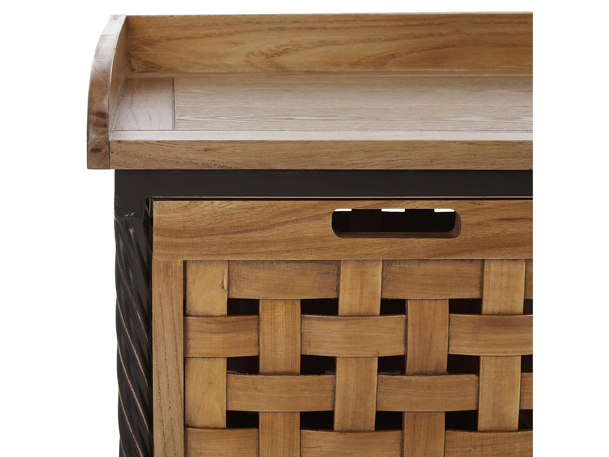 Banc & Ottomane Chêne 39 X 108 X 50.8 cm - Romaine