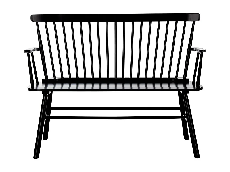Banc Noir 120 x 60 x 90 cm - Addison