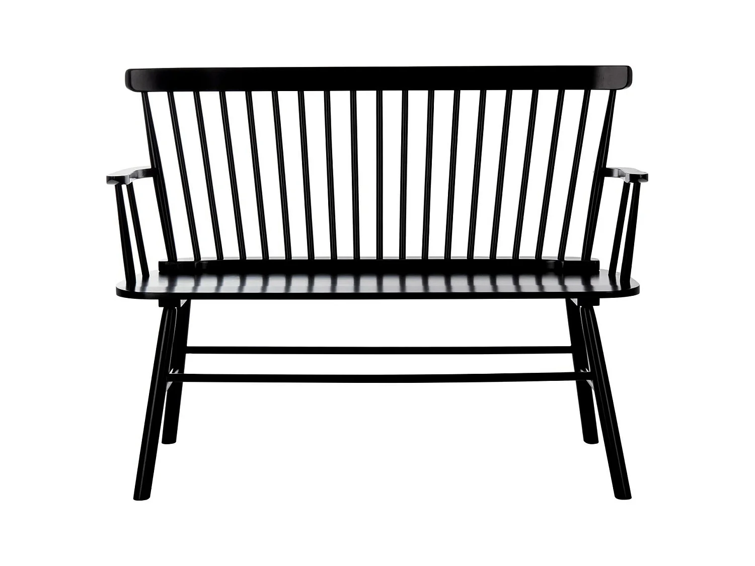 Banc Noir 120 x 60 x 90 cm - Addison