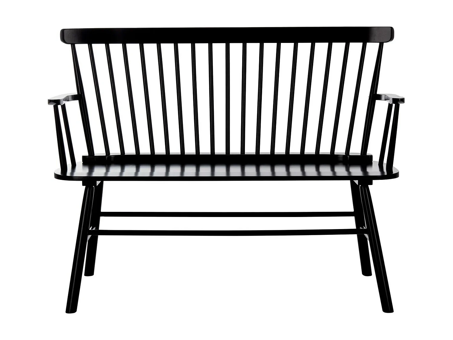 Banc Noir 120 x 60 x 90 cm - Addison