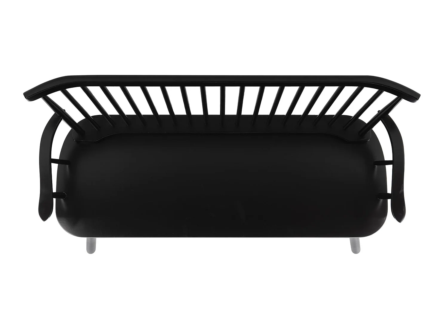 Banc Noir 120 x 60 x 90 cm - Addison