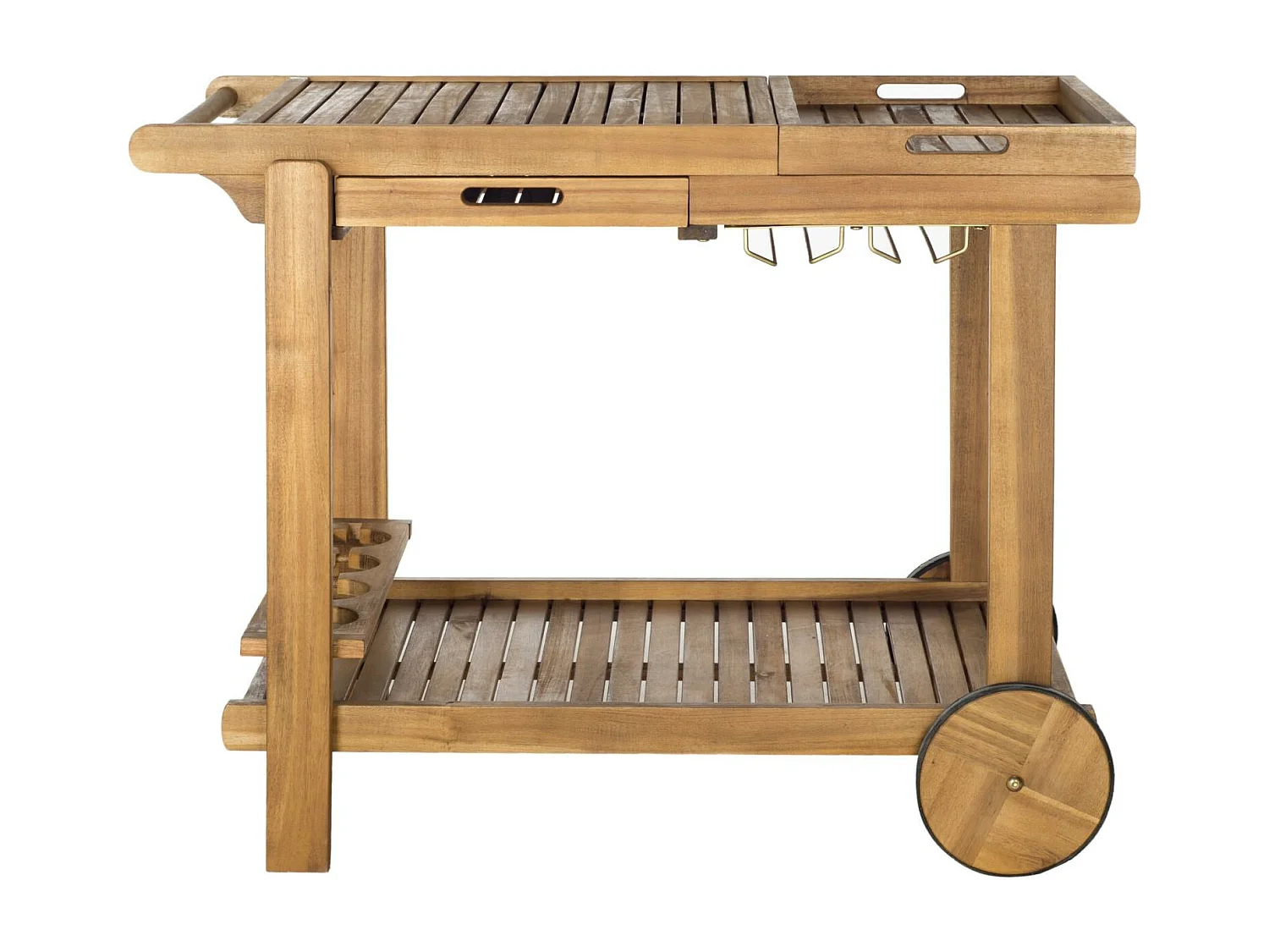 Chariot à thé pour l'extérieur Naturel 100 X 60 X 75.94 cm - Penny