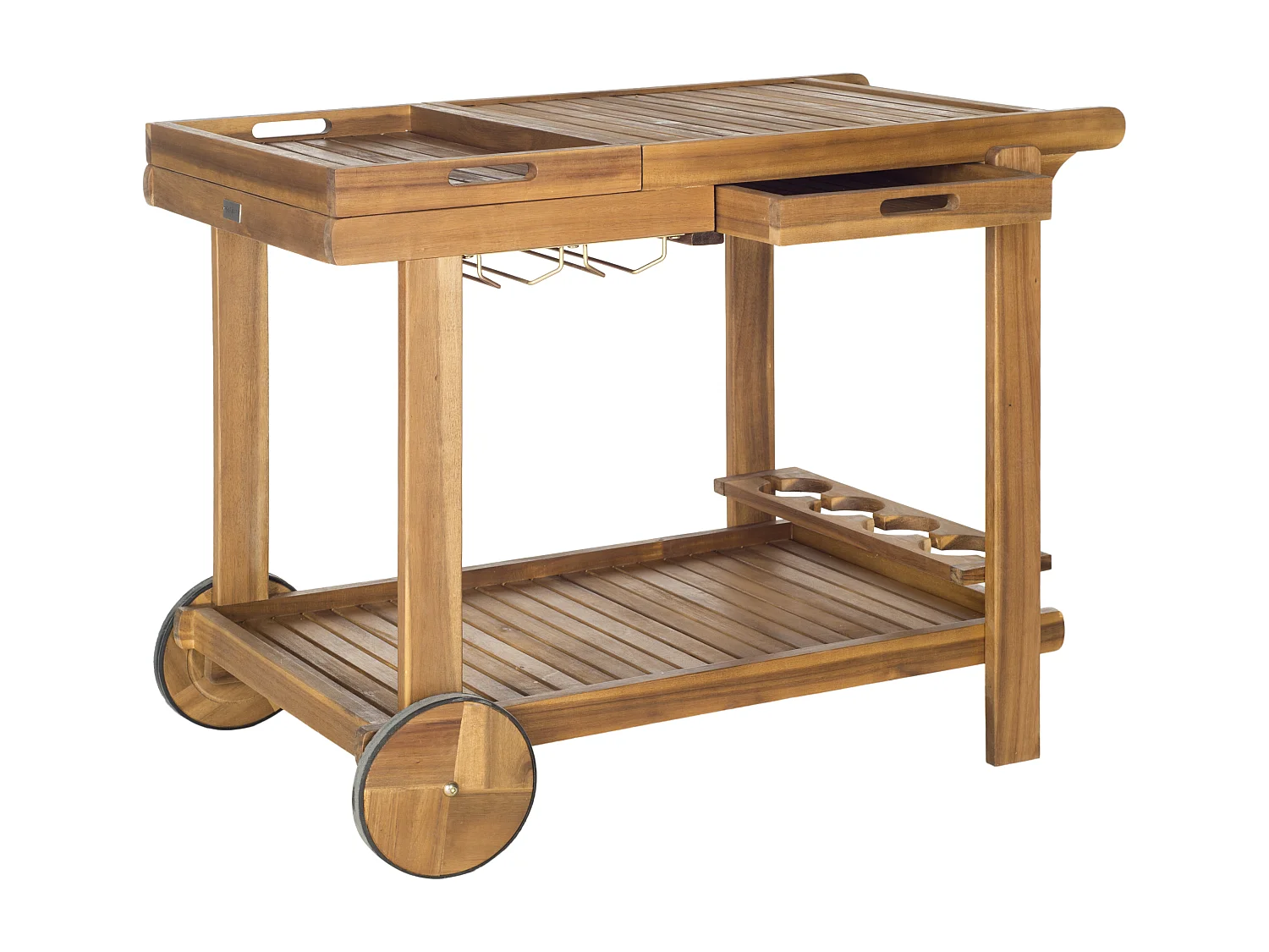 Chariot à thé pour l'extérieur Naturel 100 X 60 X 75.94 cm - Penny