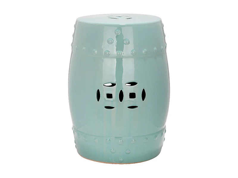 Tabouret de jardin Oeuf de merle bleu 33 X 33 X 45.72 cm - Denise