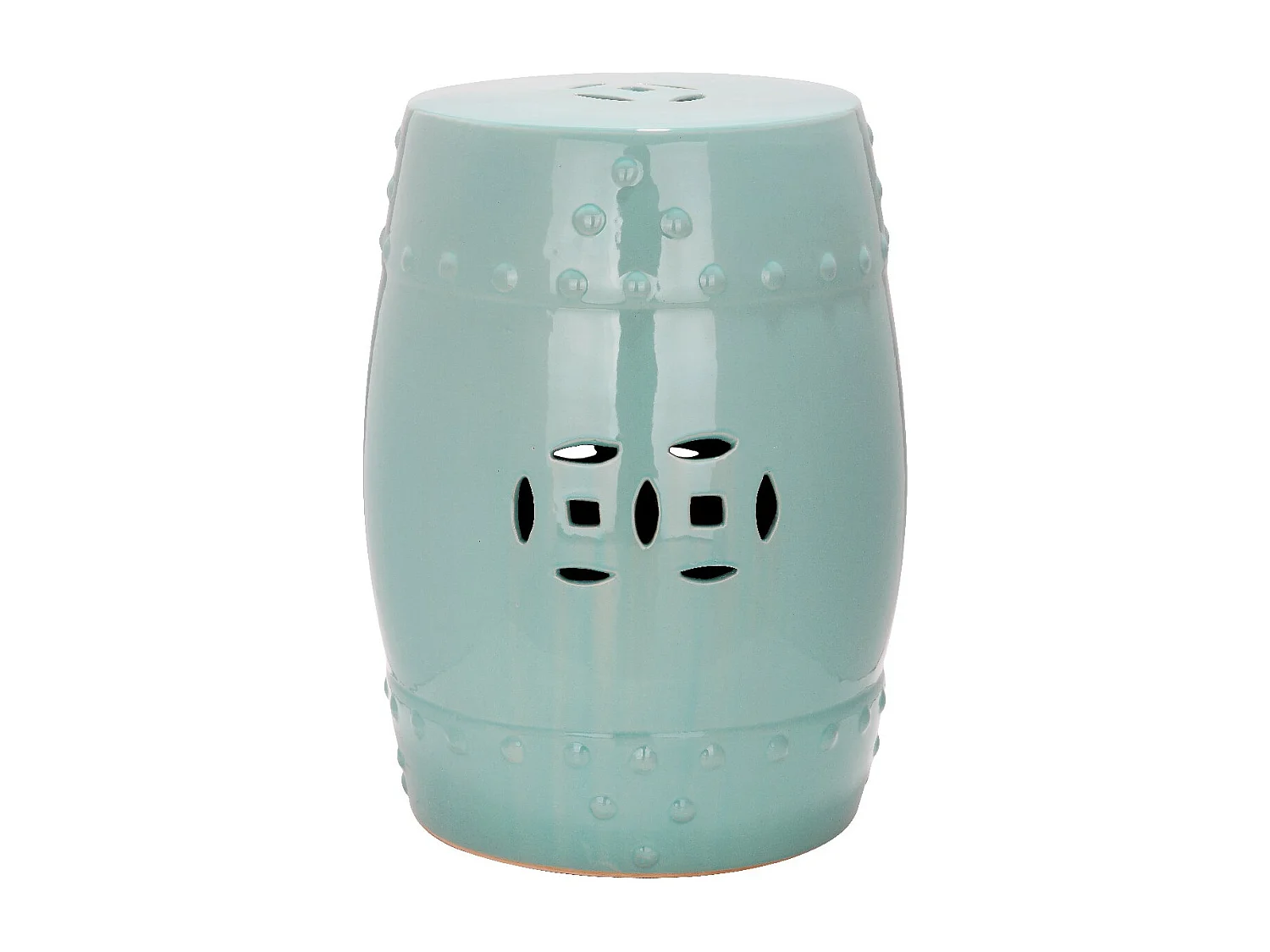 Tabouret de jardin Oeuf de merle bleu 33 X 33 X 45.72 cm - Denise