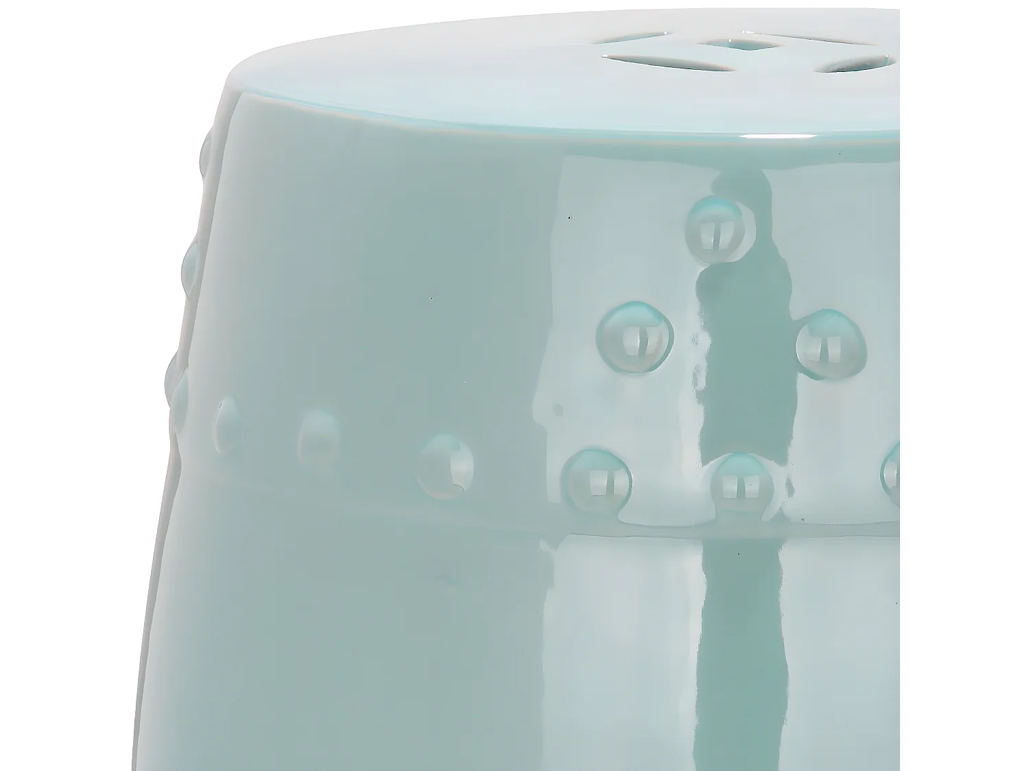 Tabouret de jardin Oeuf de merle bleu 33 X 33 X 45.72 cm - Denise