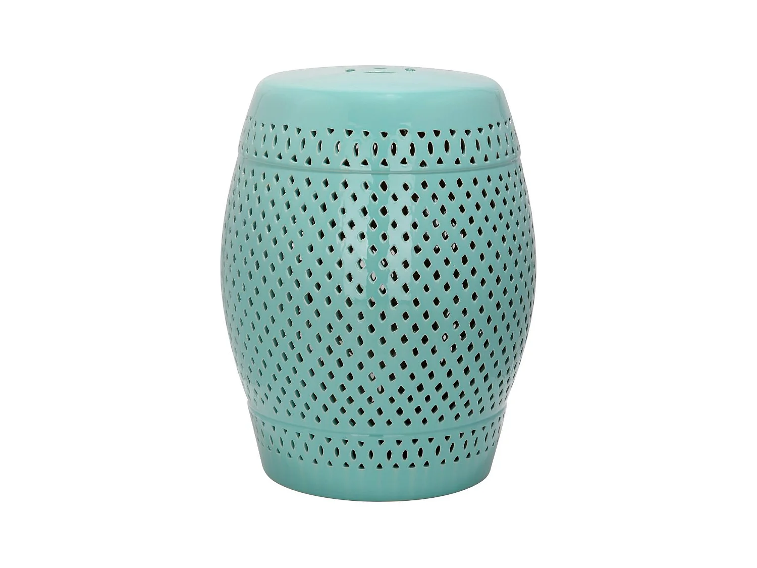 Tabouret de jardin Oeuf de merle bleu 35 X 35 X 44.45 cm - Barbra