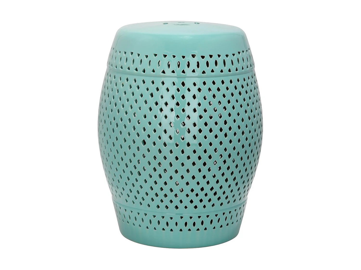 Tabouret de jardin Oeuf de merle bleu 35 X 35 X 44.45 cm - Barbra