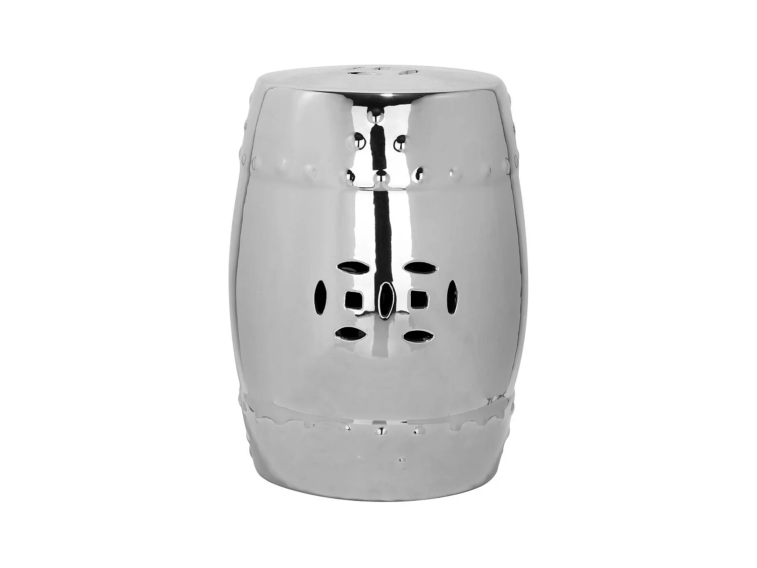 Tabouret de jardin Argent 33 X 33 X 45.72 cm - Denise