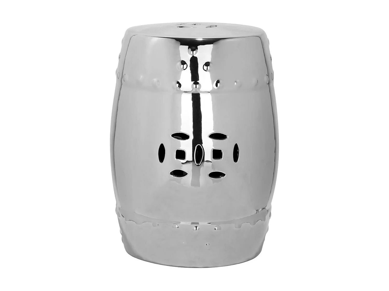 Tabouret de jardin Argent 33 X 33 X 45.72 cm - Denise