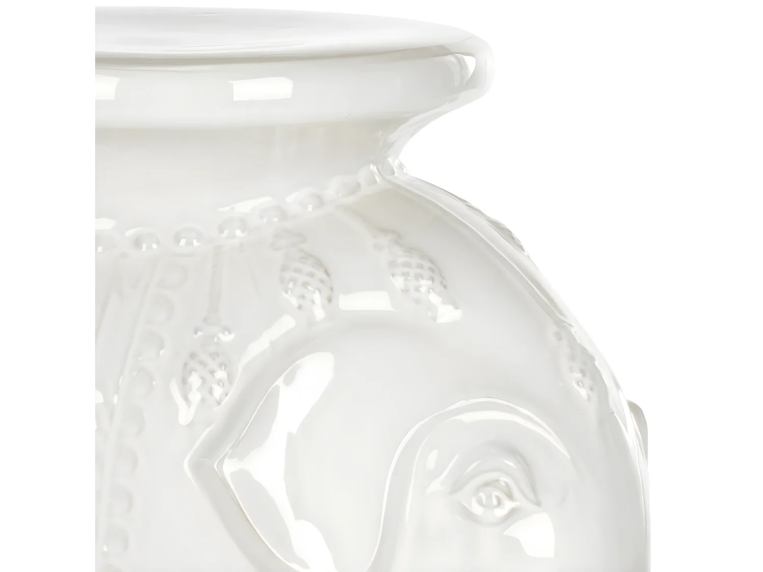 Tabouret de jardin Blanc 36 X 50 X 42.67 cm - Lulu