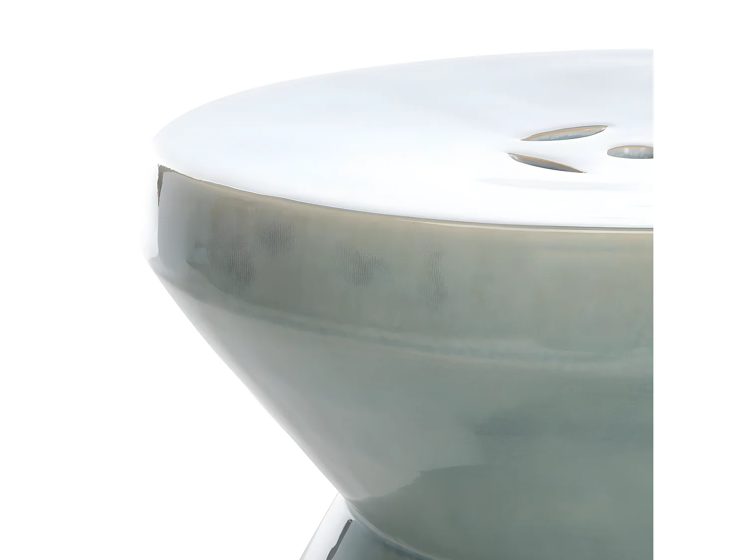 Tabouret de jardin bleu 36 X 36 X 48.26 cm - Simona