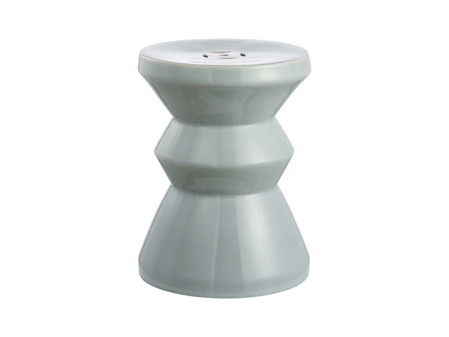 Tabouret de jardin bleu 36 X 36 X 48.26 cm - Simona
