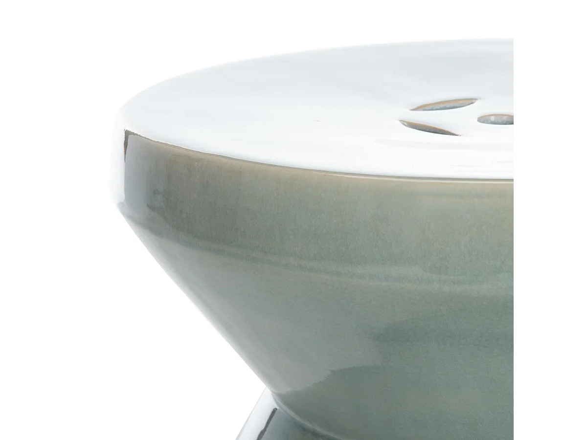 Tabouret de jardin bleu 36 X 36 X 48.26 cm - Simona