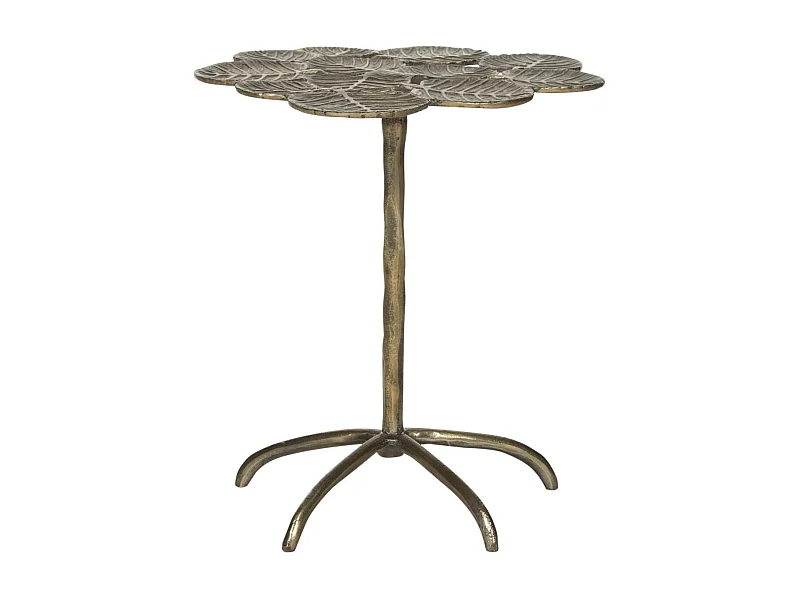 Table d'appoint Laiton antique 46 X 48 X 53.34 cm - Beula