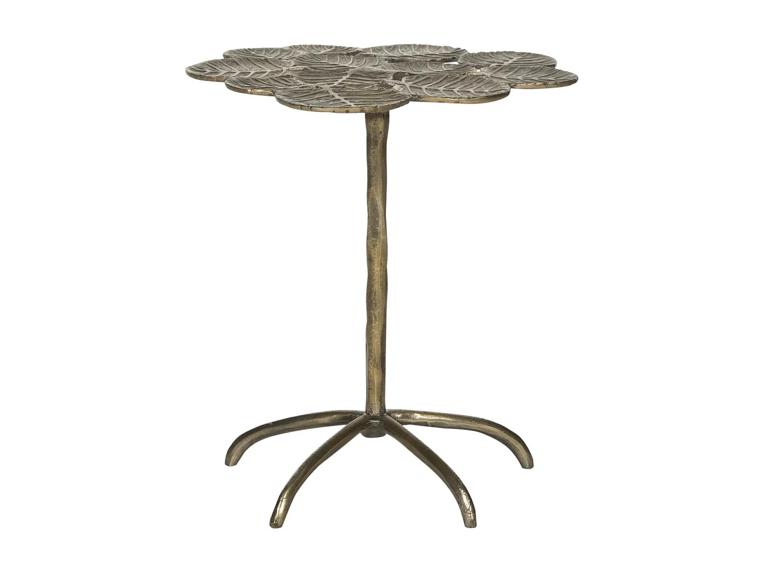 Table d'appoint Laiton antique 46 X 48 X 53.34 cm - Beula