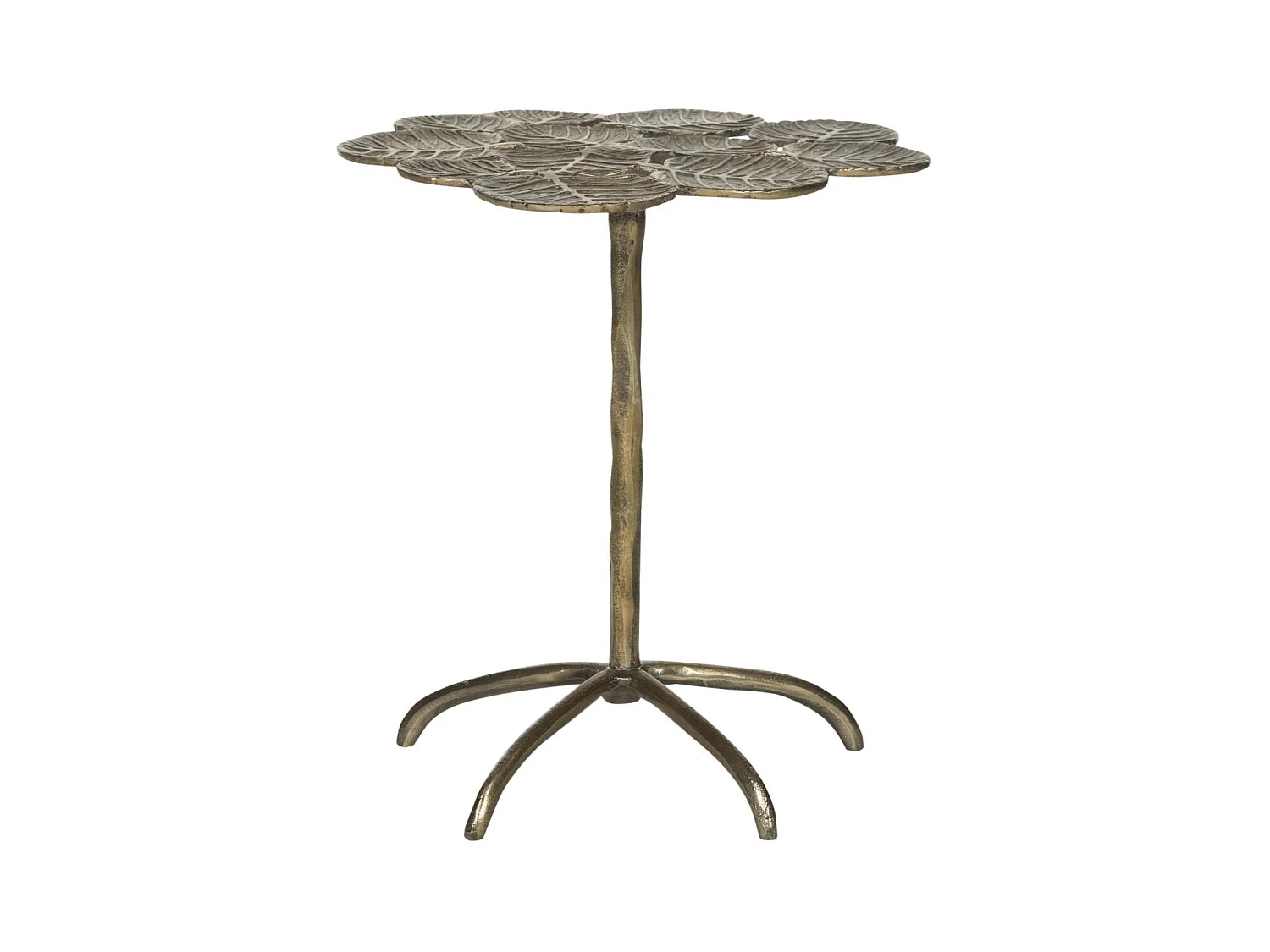Table d'appoint Laiton antique 46 X 48 X 53.34 cm - Beula