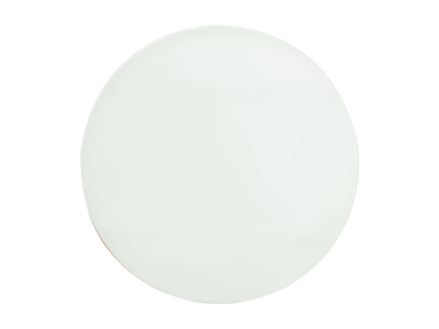 Table d'appoint Or et blanc 51 X 51 X 58.16 cm - Milly