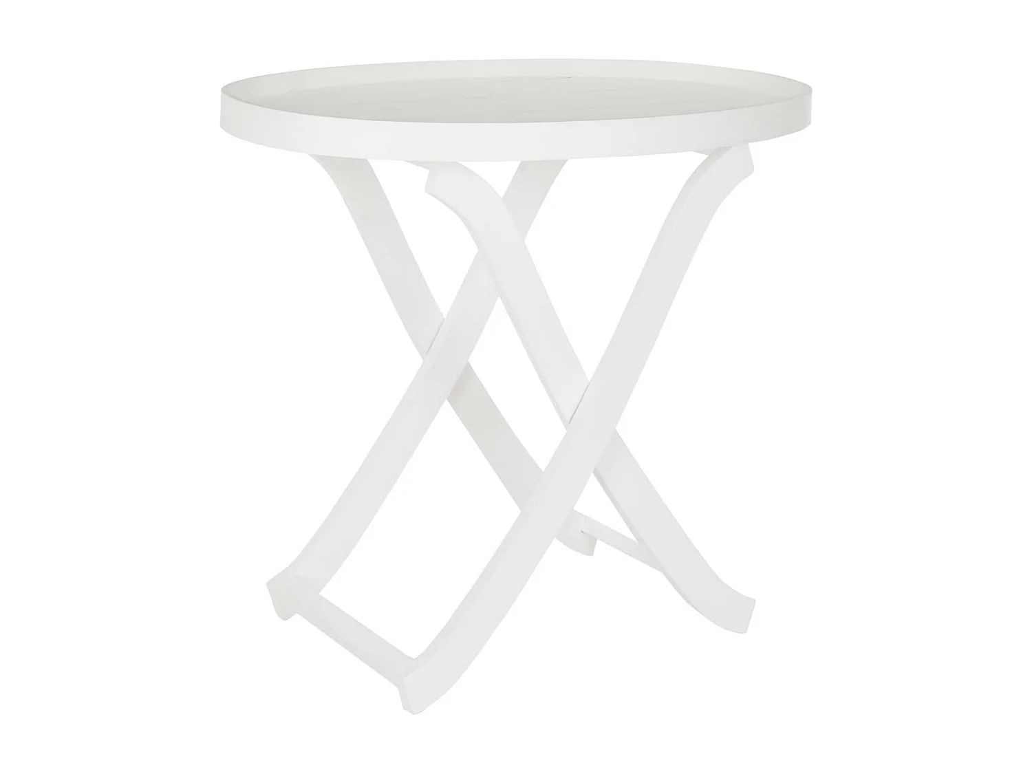 Table d'appoint Blanc 100 X 70 X 85 cm - Alfred