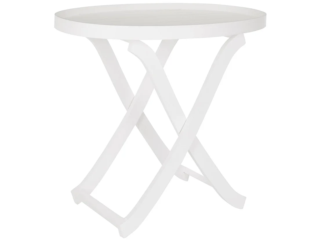 Table d'appoint Blanc 100 X 70 X 85 cm - Alfred