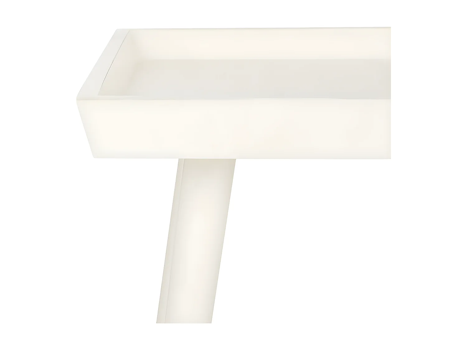 Table d'appoint Antique & Blanc 55 X 106 X 48.26 cm - Evia